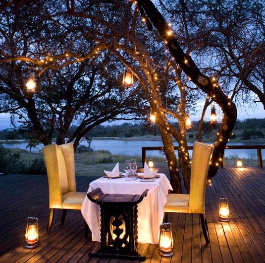 South African Safari Private Dining Chitwa Chitwa Game Lodge Sabi Sand Game Reserve African Safari Accommodation Booking