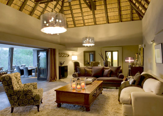 South African Safari Chitwa House Lounge Chitwa Chitwa Game Lodge Sabi Sand Game Reserve Accommodation Booking