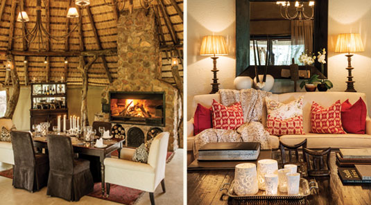 Dulini main lounge and dining room. Dulini Safari Lodge is located in the Sabi Sand Game Reserve