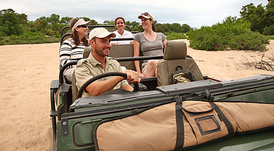 Enjoy daily big 5 game drives at Leadwood Lodge in the Sabi Sand Private Game Reserve located in South Africa