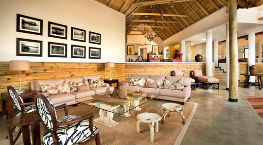 Deck lounge Sabi Sand Luxury African Safari Game Lodge Dulini River Lodge Dulini Private Game Reserve South Africa