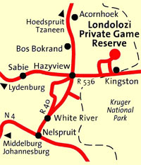 Londolozi Private Game Reserve Map