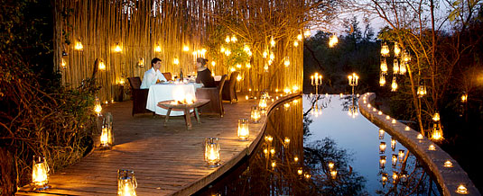 Private Candlelight Dinner at Pioneer Camp, Londolozi Private Game Reserve, Sabi Sand Private Game Reserve