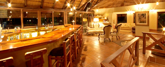 Main lodge Bar Area Nkorho Bush Lodge Sabi Sands Private Game Reserve Kruger National Park Accommodation Booking