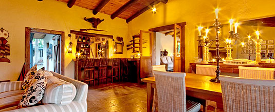 Dining Room Bar Area Nottens Bush Camp Nottens Private Game Reserve Sabi Sands Game Reserve Accommodation bookings