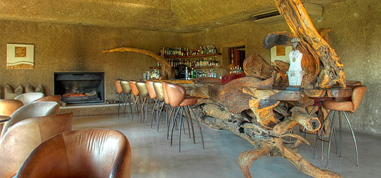 Main Lodge Bar Area Earth Lodge Luxury Accommodation Sabi Sabi Private Game Reserve Sabi Sands Reserve