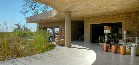 Sabi Sabi Veranda at Earth Lodge, Sabi Sabi Game Reserve located in Sabi Sand Private Game Reserve