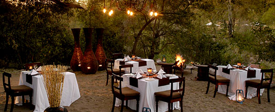 Boma, Dining,Bush,Dinner,Sabi Sabi Little Bush Camp,Luxury Accommodation,Sabi Sabi Private Game Reserve,Sabi Sands Reserve,Accommodation bookings