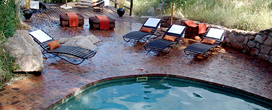 Main Lodge Swimming pool Sabi Sabi Little Bush Camp Luxury Accommodation Sabi Sabi Private Game Reserve Sabi Sands Reserve Accommodation bookings