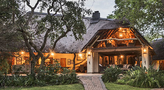 Main Lodge area at Savanna Private Game Reserve in the Sabi Sand Private Game Reserve