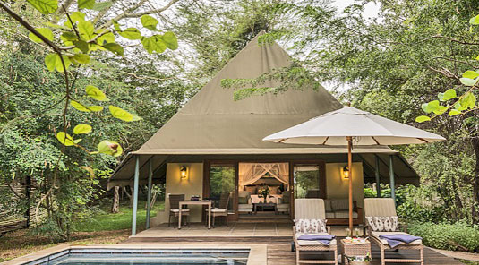 Executive Tented Suites Luxury Accommodation Savanna Private Game Reserve Sabi Sands Reserve Accommodation bookings