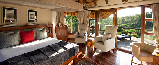 The Elephant Room at Safari Lodge, Ulusaba Private Game Reserve located in the Sabi Sand Private Game Reserve