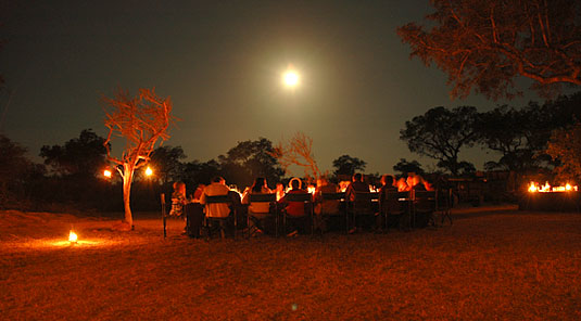 outside Dining Inyati Game Lodge Sabi Sand Game Reserve Luxury Safari Lodge Accommodation Booking