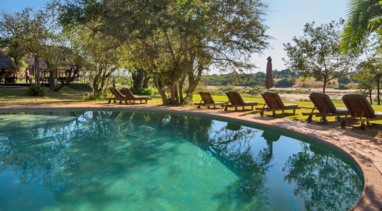 Lodge Pool Inyati Game Lodge Sabi Sand Game Reserve Luxury Safari Lodge Accommodation Booking