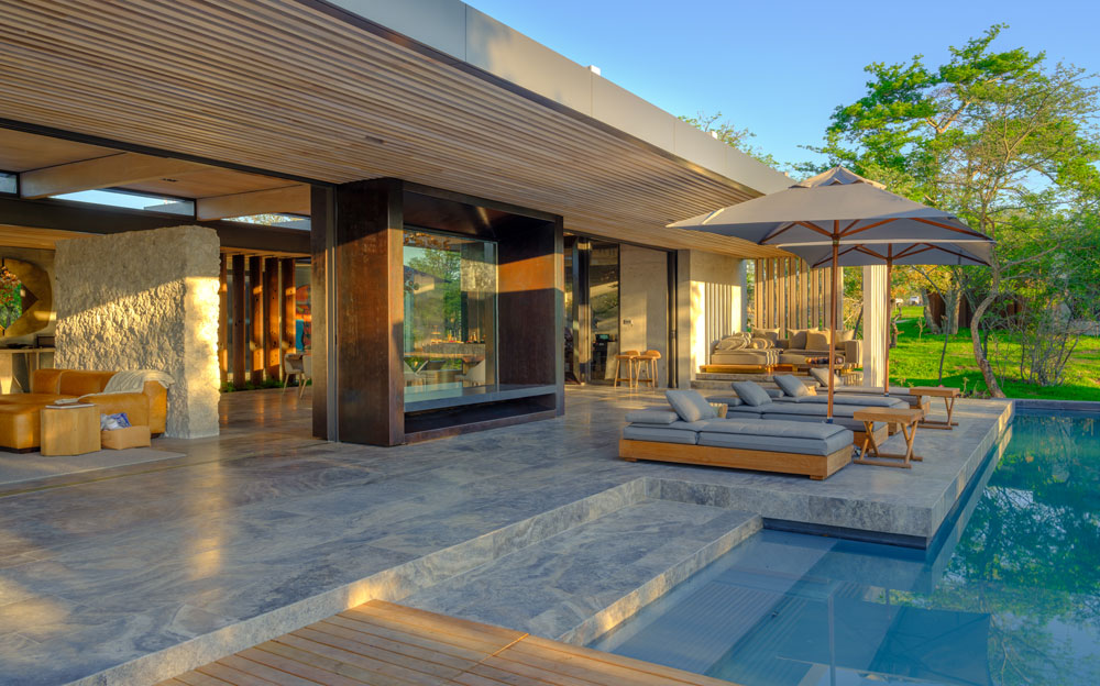 Pool Deck - Cheetah Plains - Cheetah Plains Private Game Reserve - Sabie and Sand Rivers Ecosystems - Greater Kruger National Park, South Africa